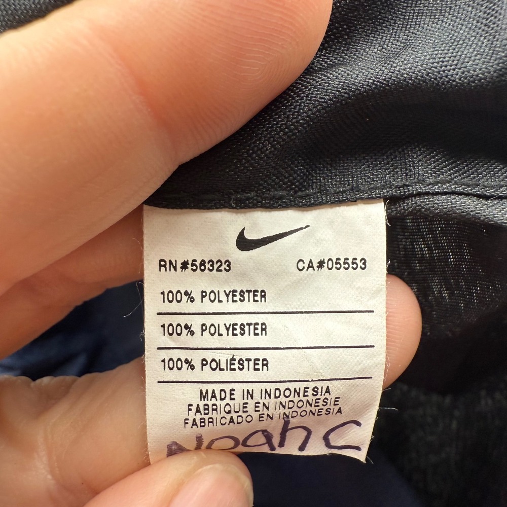 Nike Drawstring Cinch Sackpack Backpack Navy Blue… - image 6